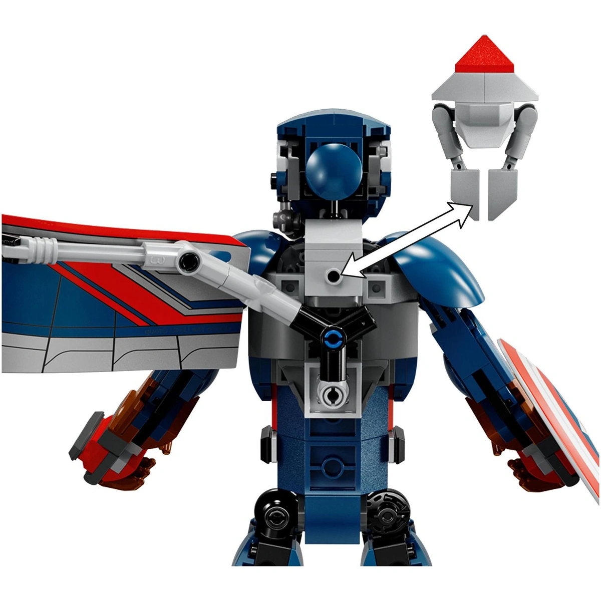 LEGO Marvel New Captain America Construction Figure 76296