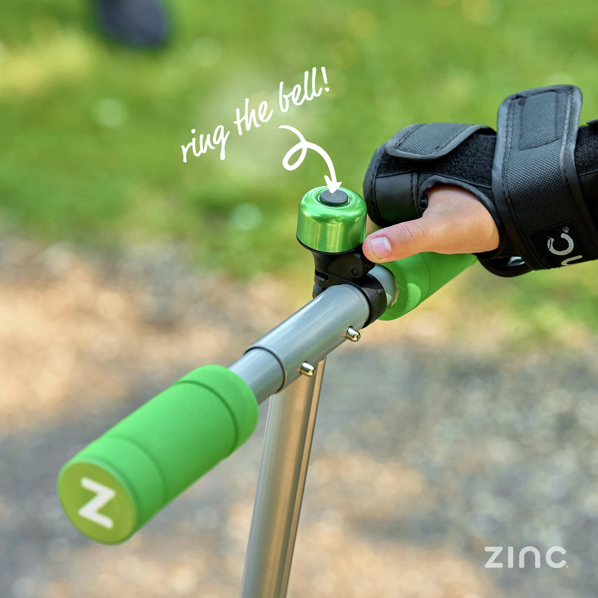 Zinc Dino Foldable Light Up 2 Wheel Scooter