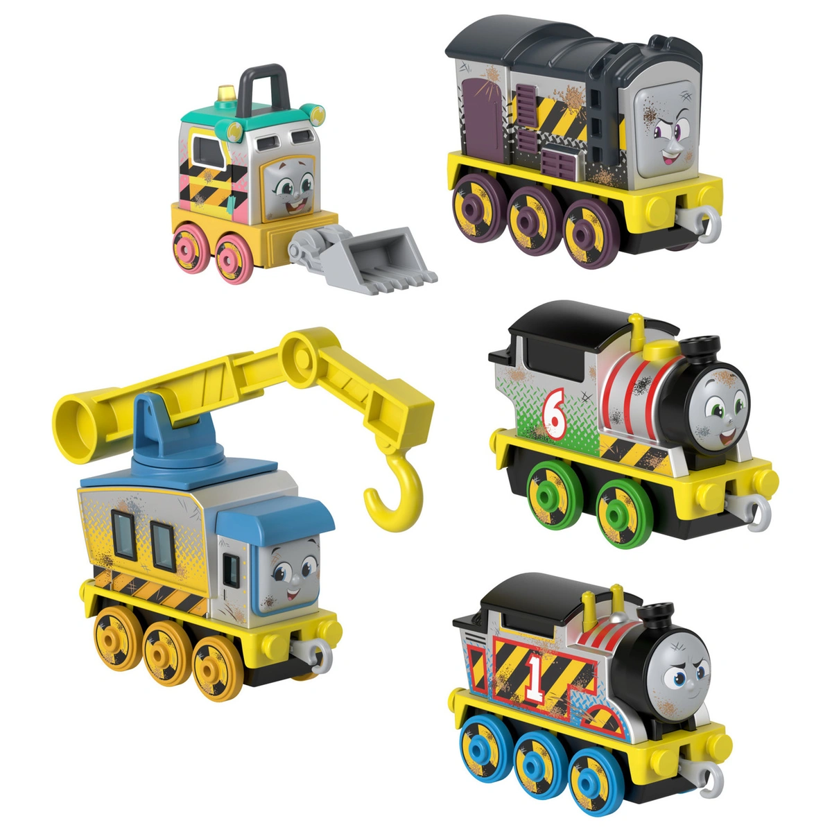 Thomas & Friends Construction Crew Diecast Train & Car Set
