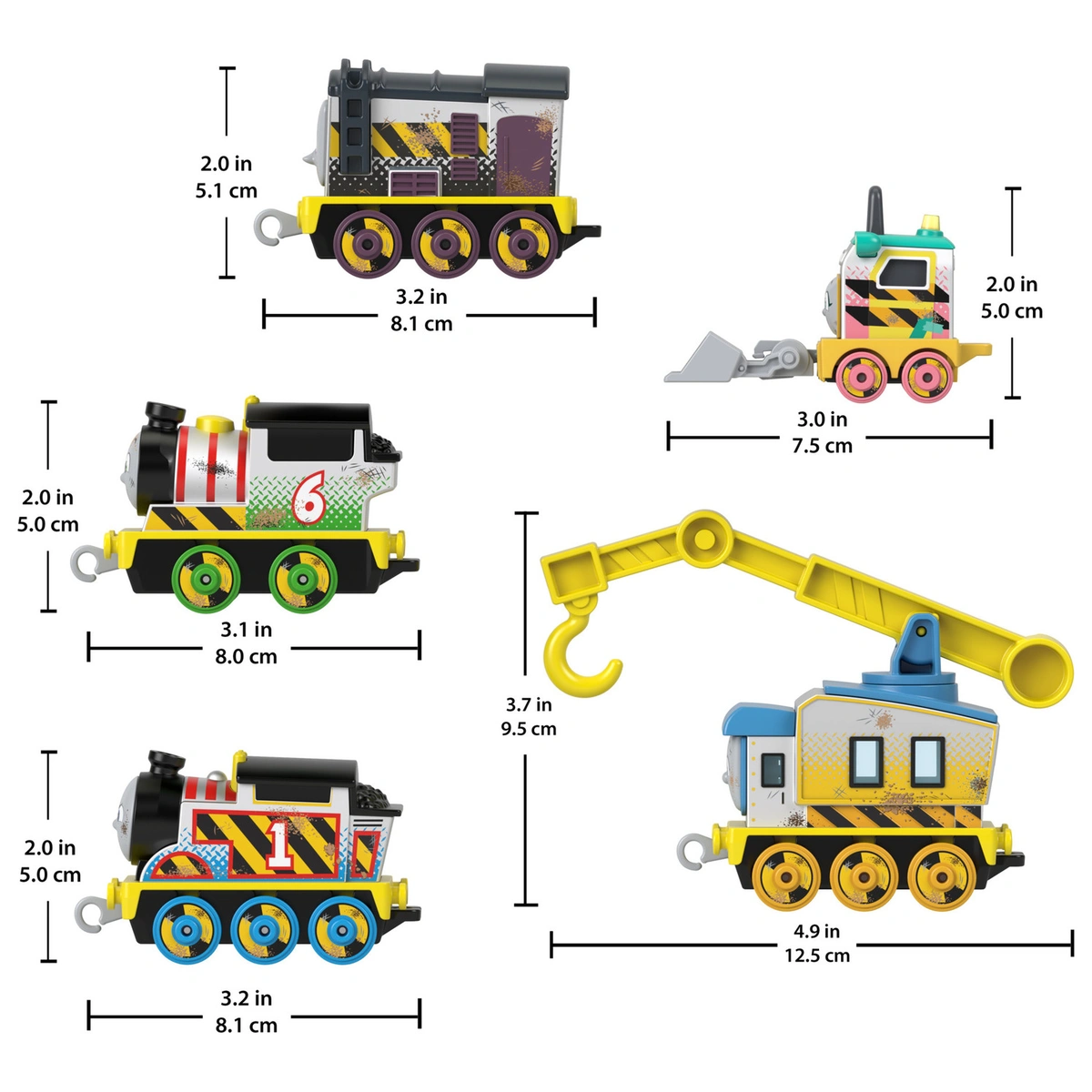 Thomas & Friends Construction Crew Diecast Train & Car Set