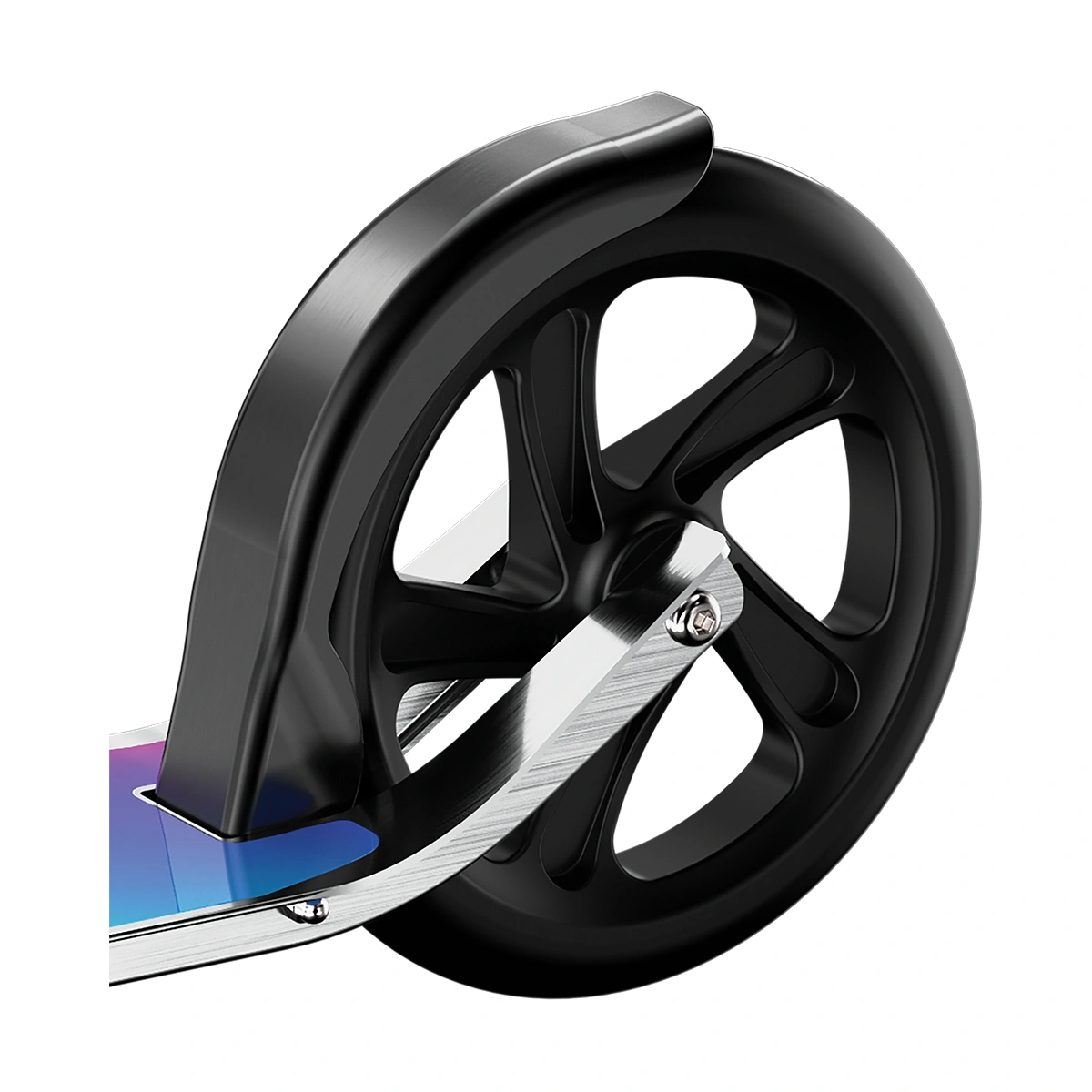 Razor A5 Lux Kids Foldable Big Wheel Scooter - Holographic