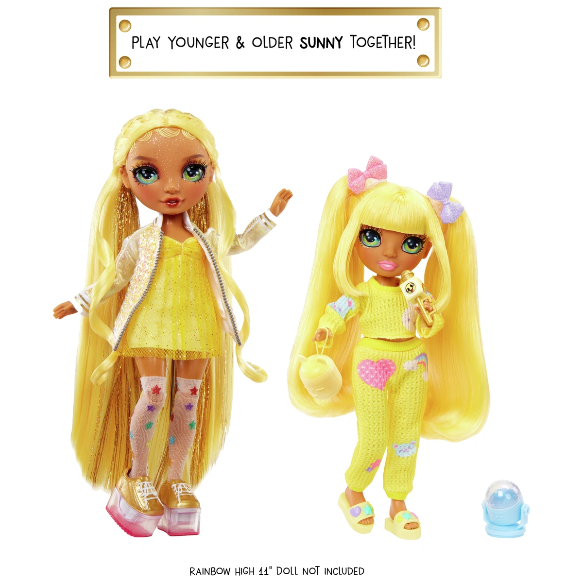 Rainbow High Junior High PJ Party Doll - Sunny - 22cm