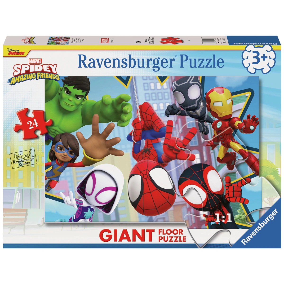 Ravensburger Spidey Friends 24 Piece Giant Floor Puzzle