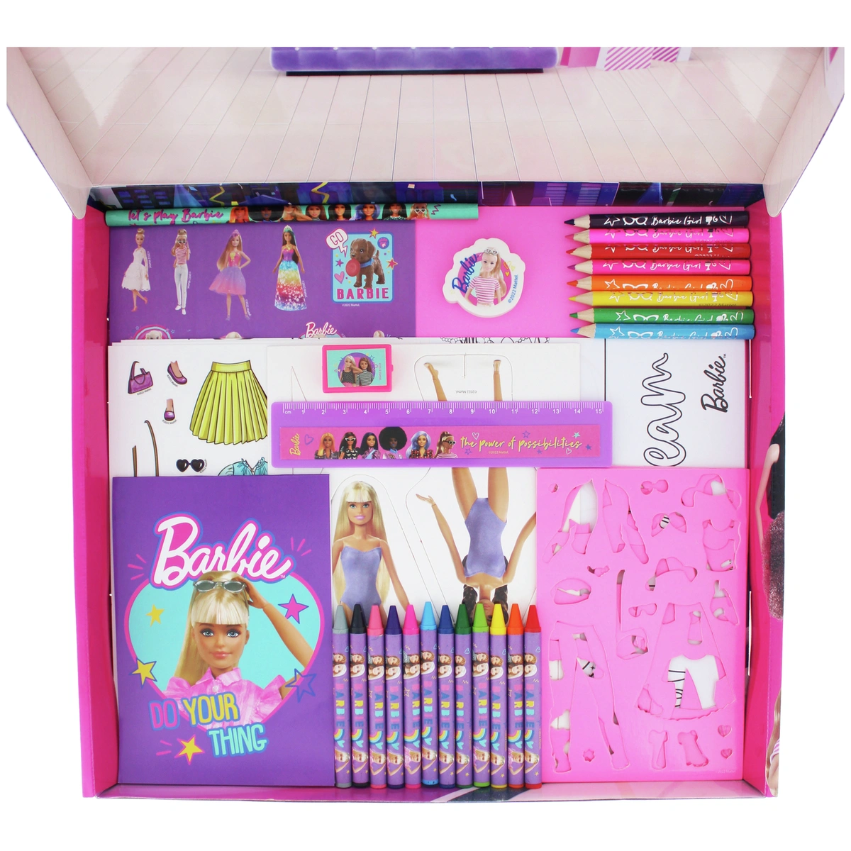 Barbie Large Art Colouring Set