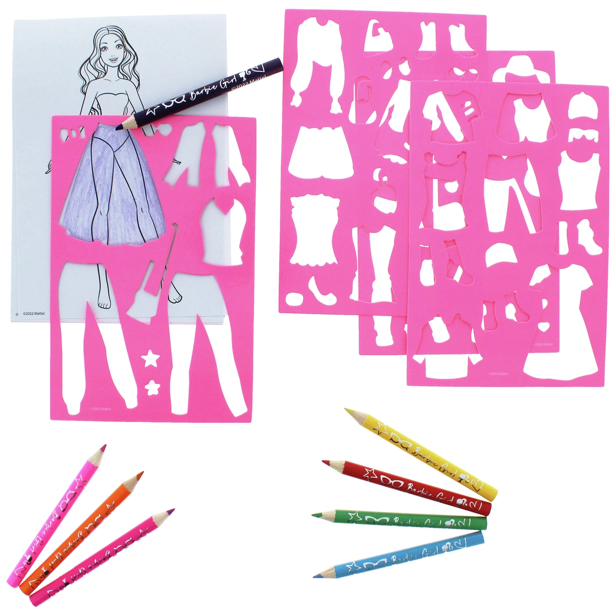 Barbie Large Art Colouring Set