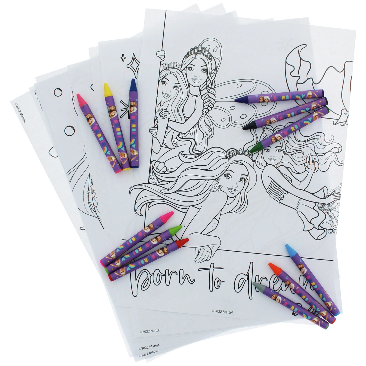 Barbie Large Art Colouring Set