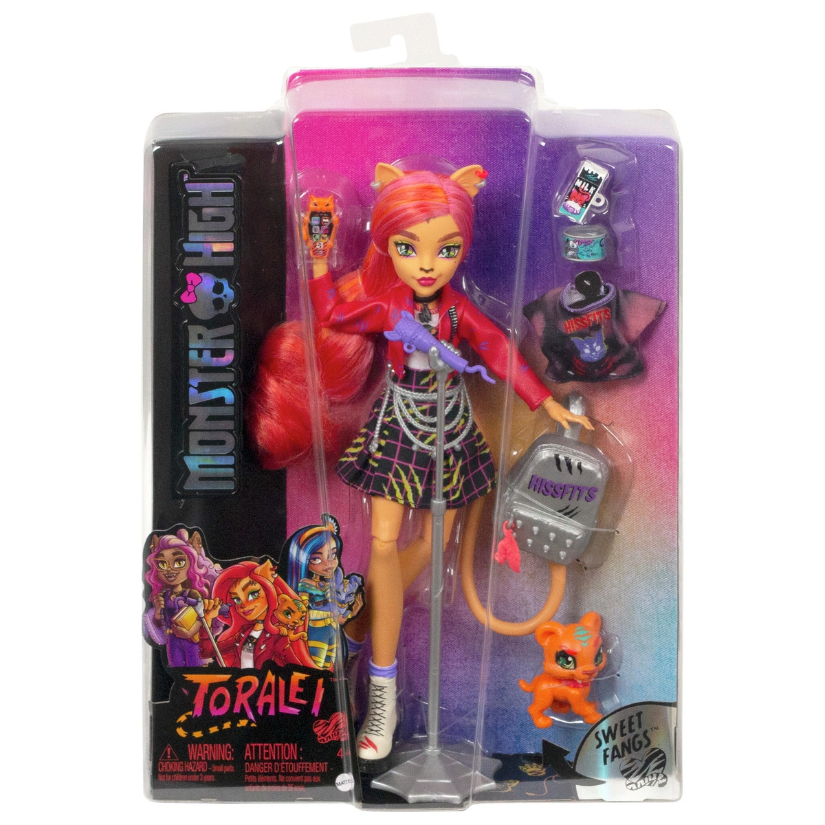 Monster High Toralei Stripe Fashion Doll & Accessories