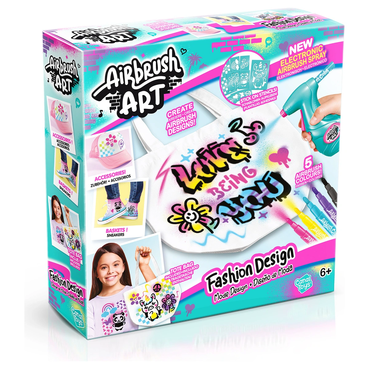 Airbrush Art Fashion Designer Kit
