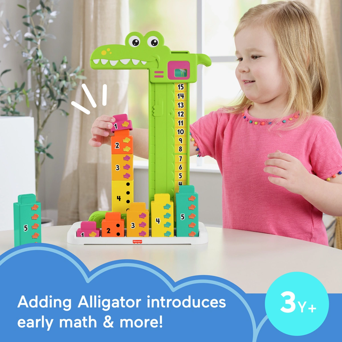 Fisher-Price  Preschool Adding Alligator Educational Toy