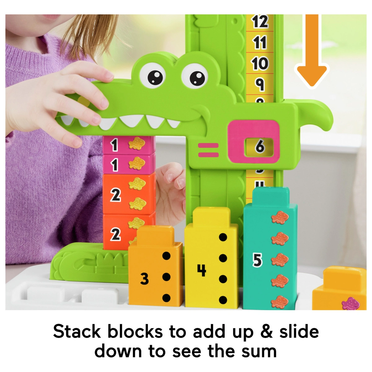 Fisher-Price  Preschool Adding Alligator Educational Toy