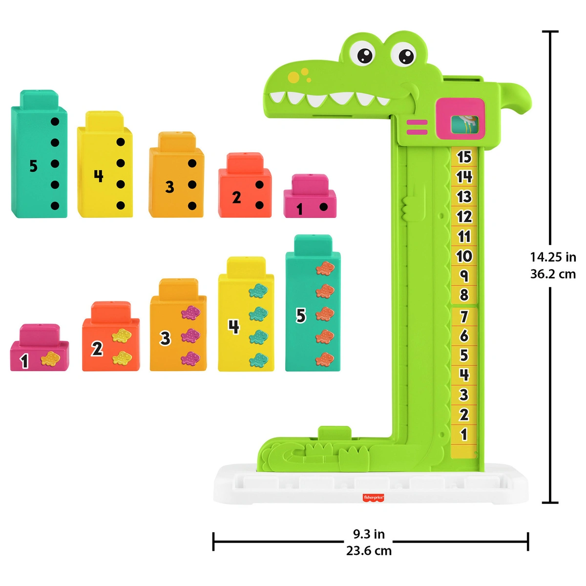 Fisher-Price  Preschool Adding Alligator Educational Toy