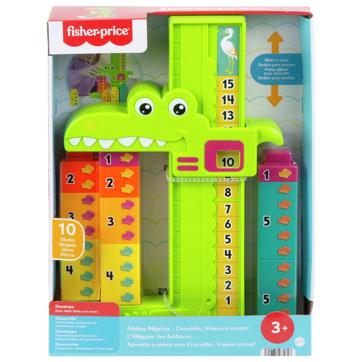 Fisher-Price  Preschool Adding Alligator Educational Toy