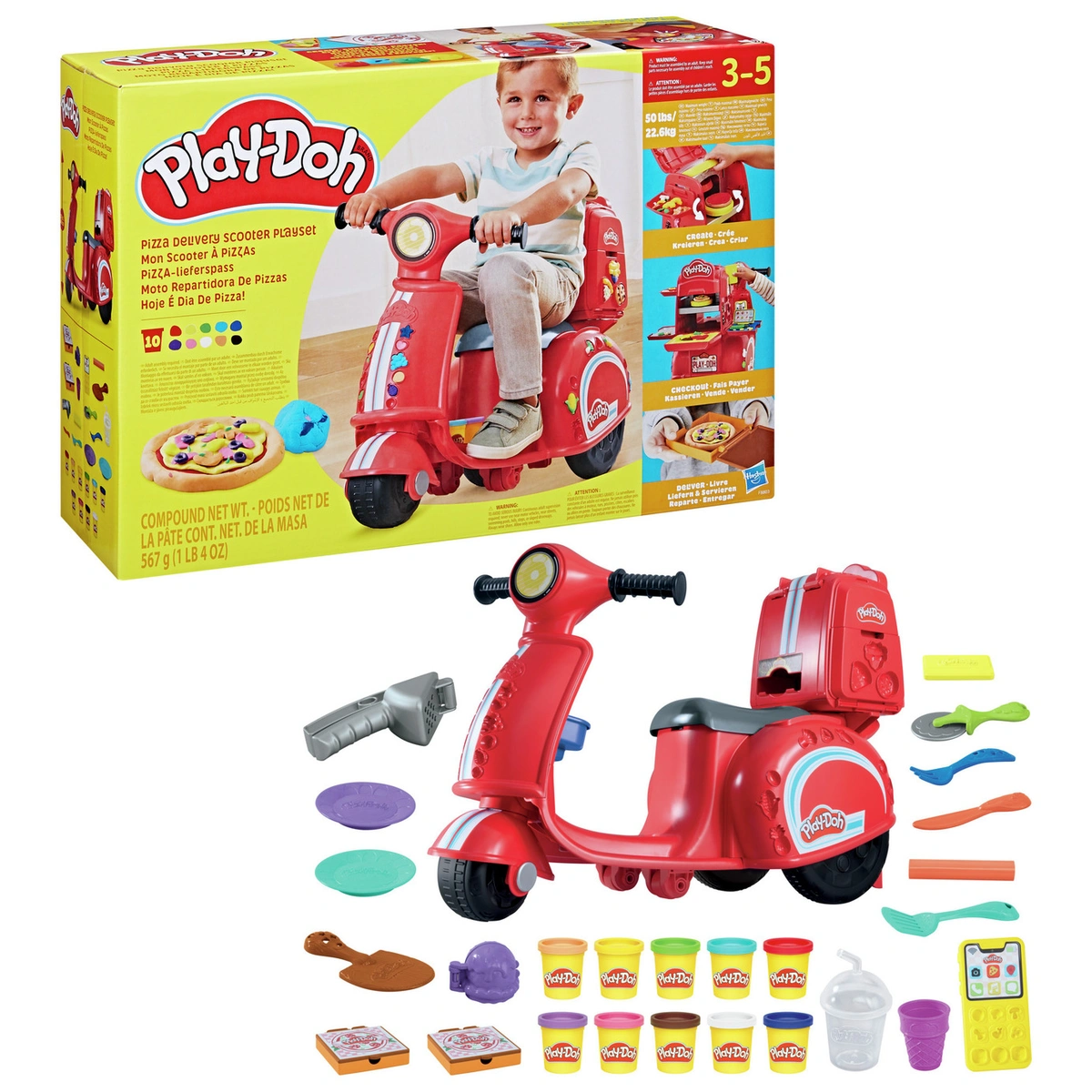 Play-Doh Pizza Delivery Scooter