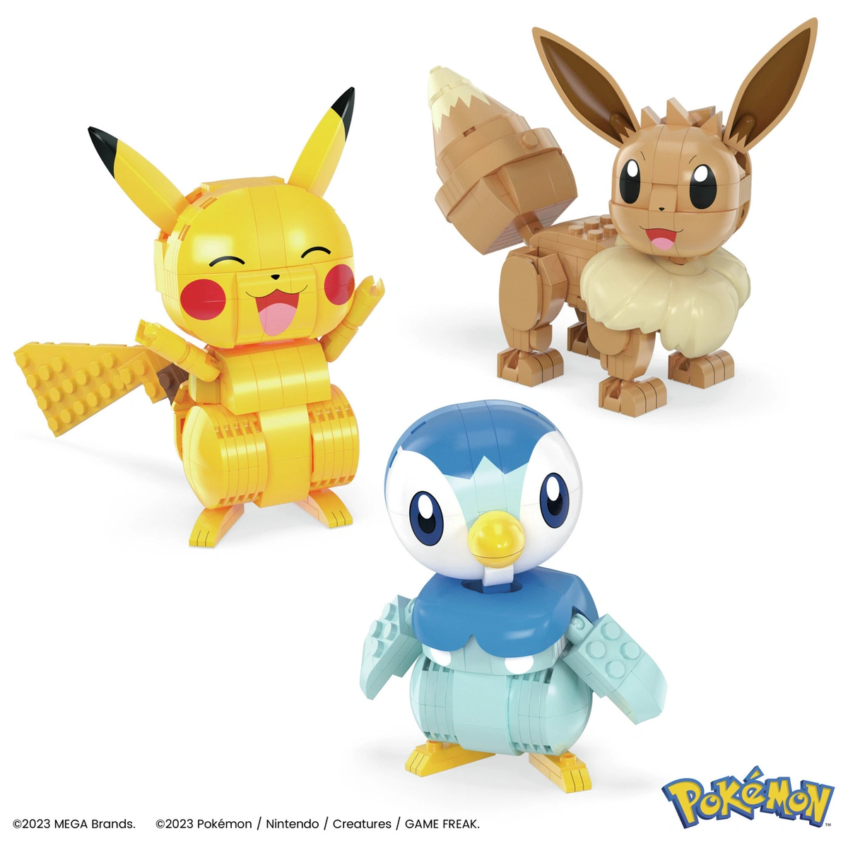 MEGA Pokémon Build & Show: Pokémon Trio Building Set