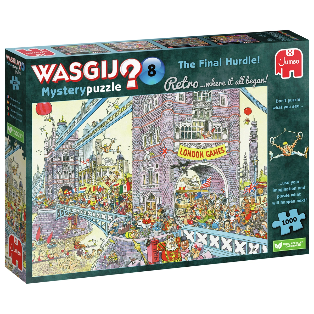 Wasgij Retro The Final Hurdle 1000 Piece Jigsaw Puzzle