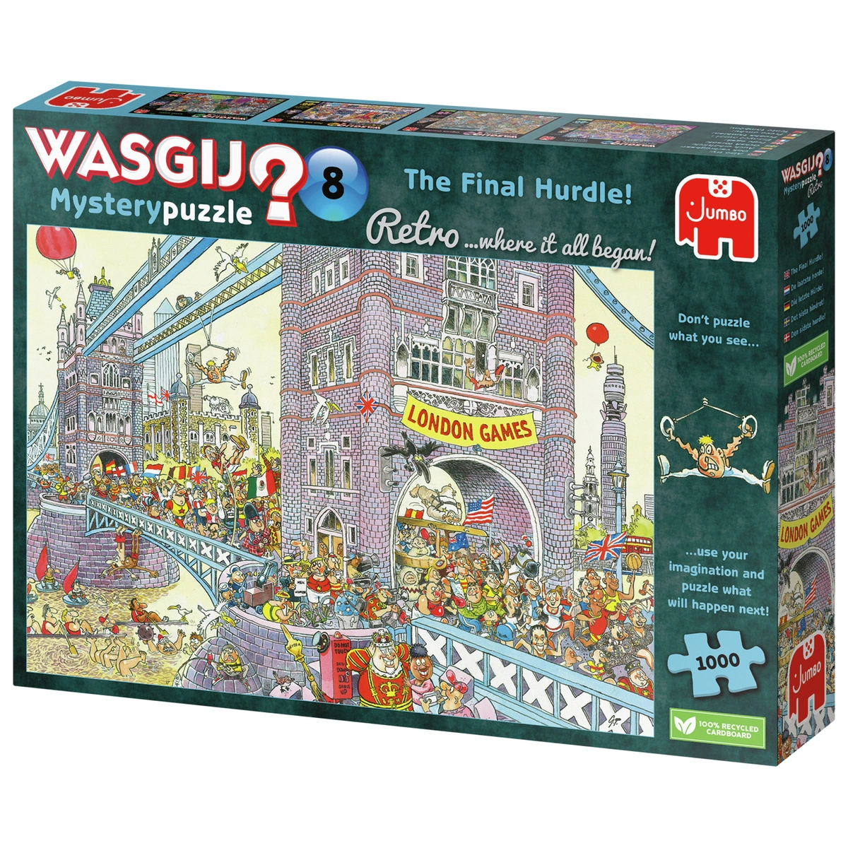 Wasgij Retro The Final Hurdle 1000 Piece Jigsaw Puzzle