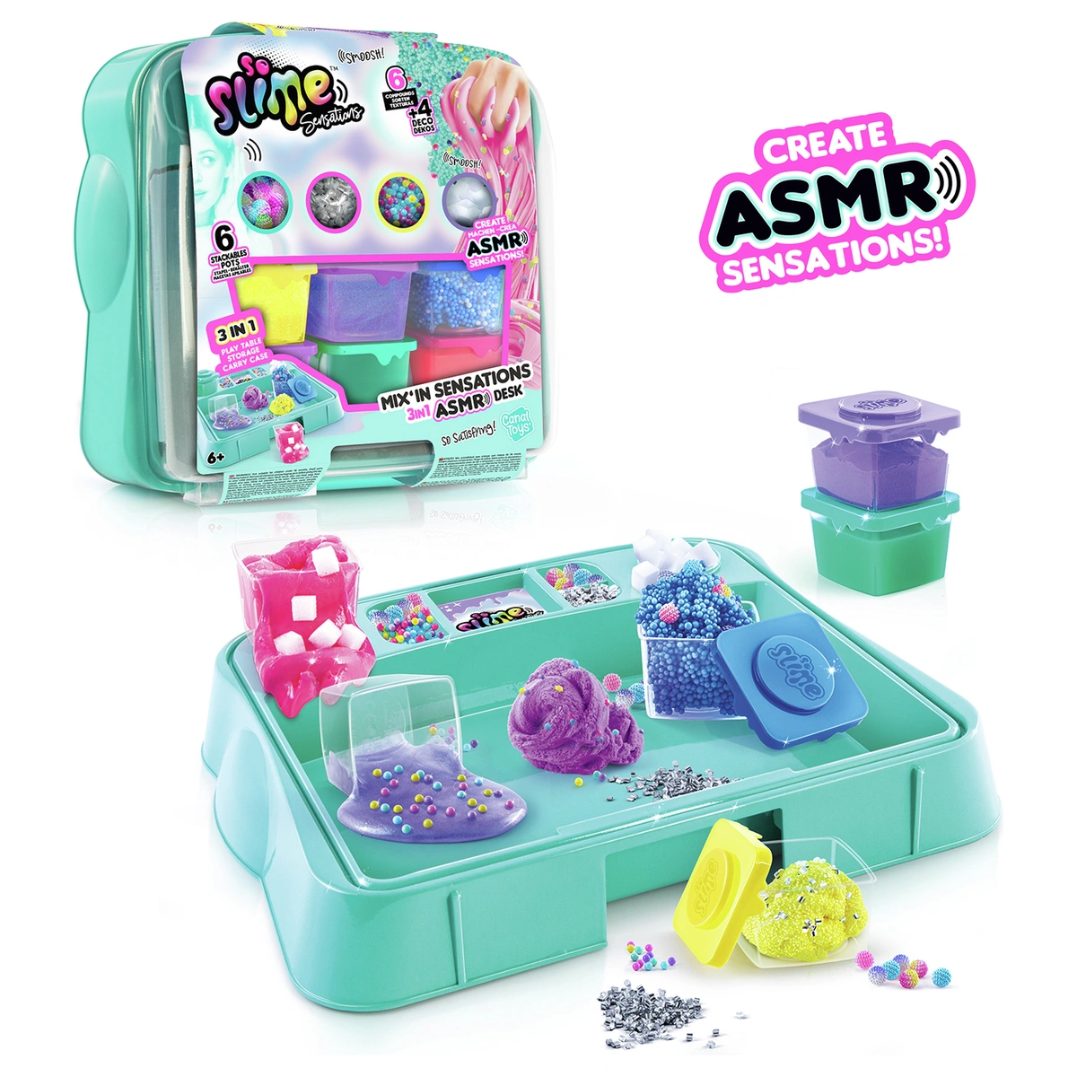 So Slime Sensations Mix'in Sensations 3 in 1 ASMR Desk