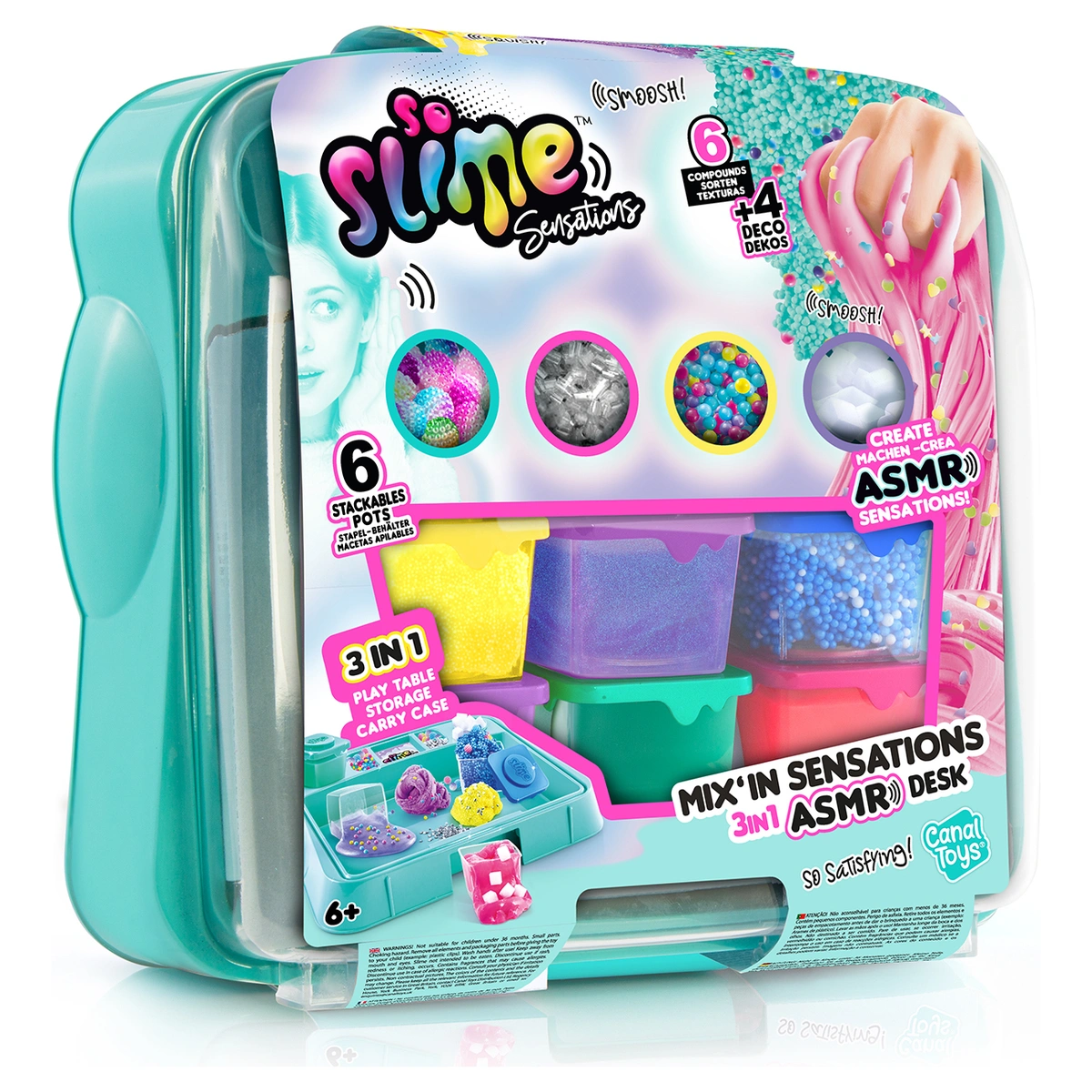 So Slime Sensations Mix'in Sensations 3 in 1 ASMR Desk