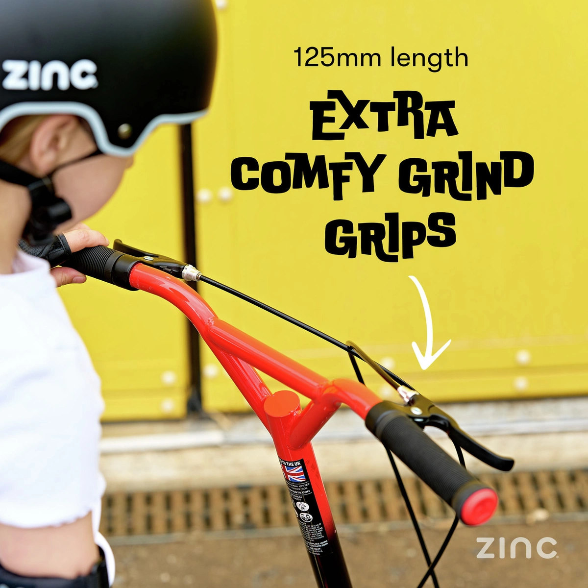 Zinc Radikal 12 inch Big Wheel BMX Scooter