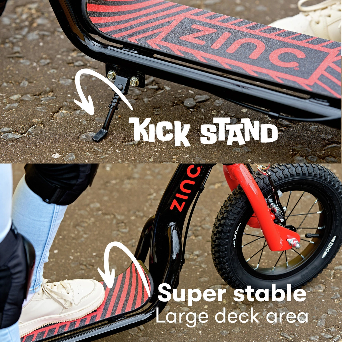 Zinc Radikal 12 inch Big Wheel BMX Scooter