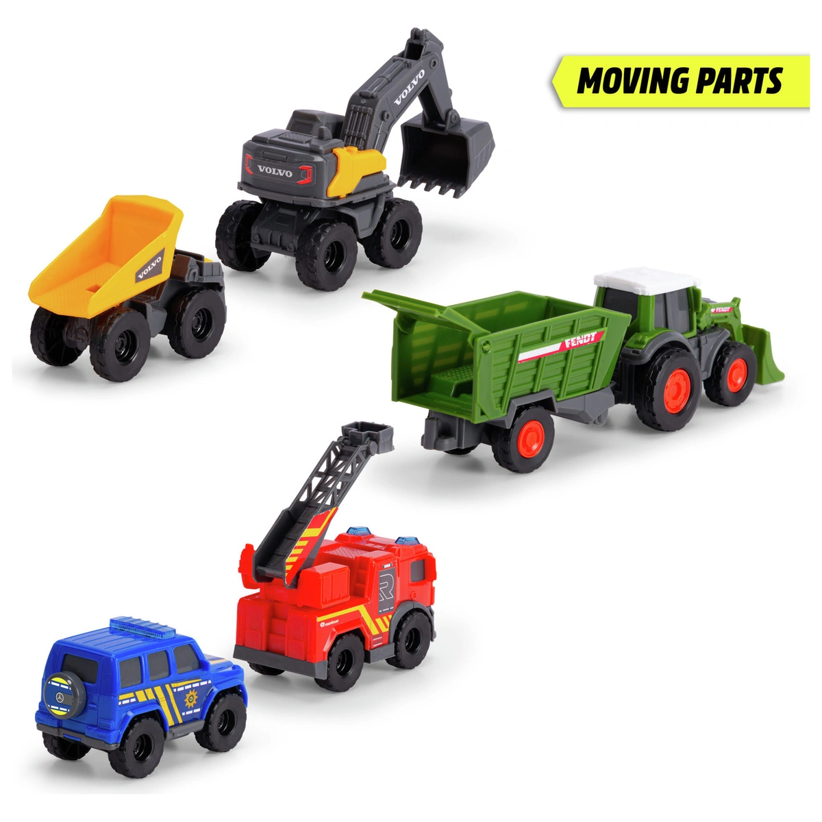 Dickie Construction Micro Vehicle Set