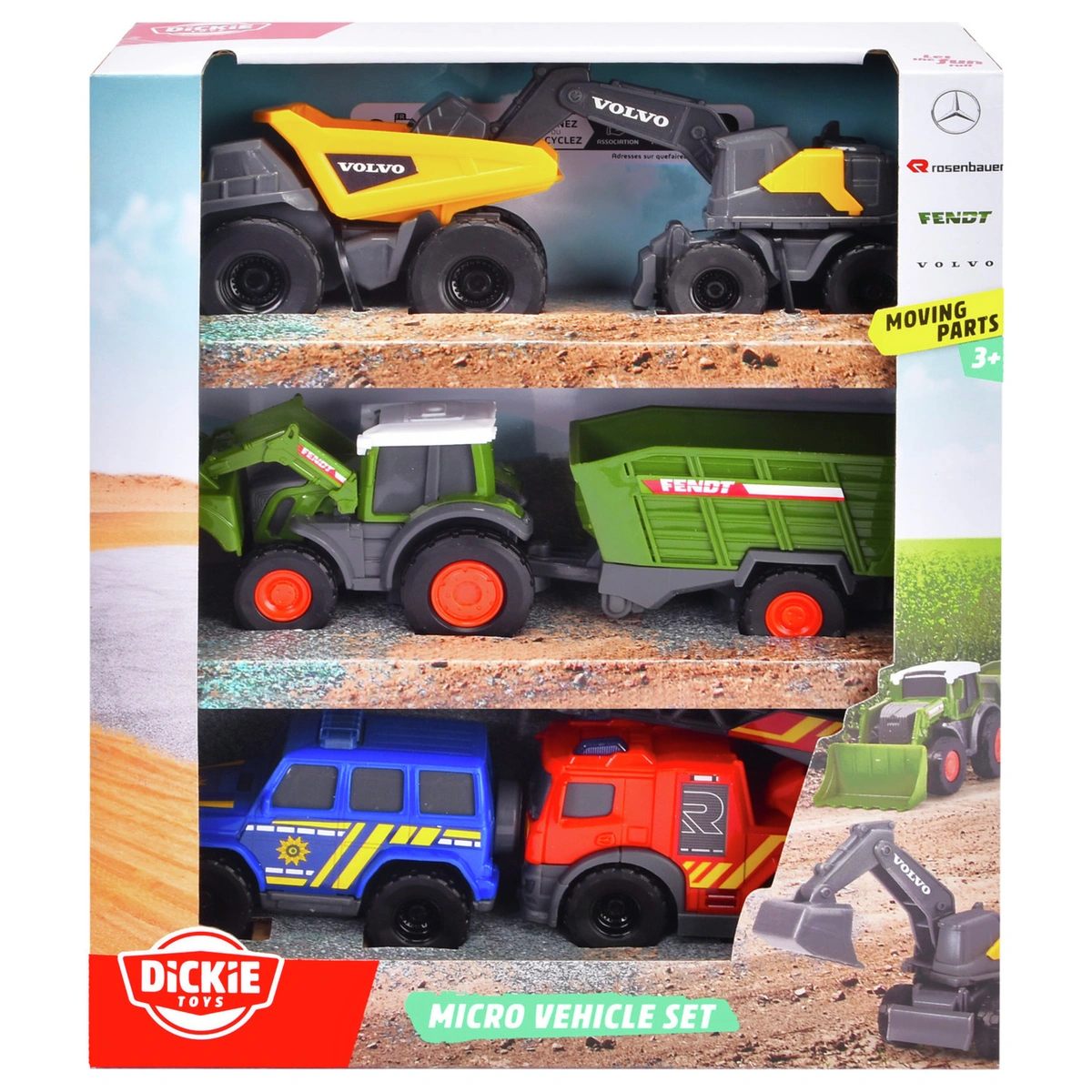 Dickie Construction Micro Vehicle Set