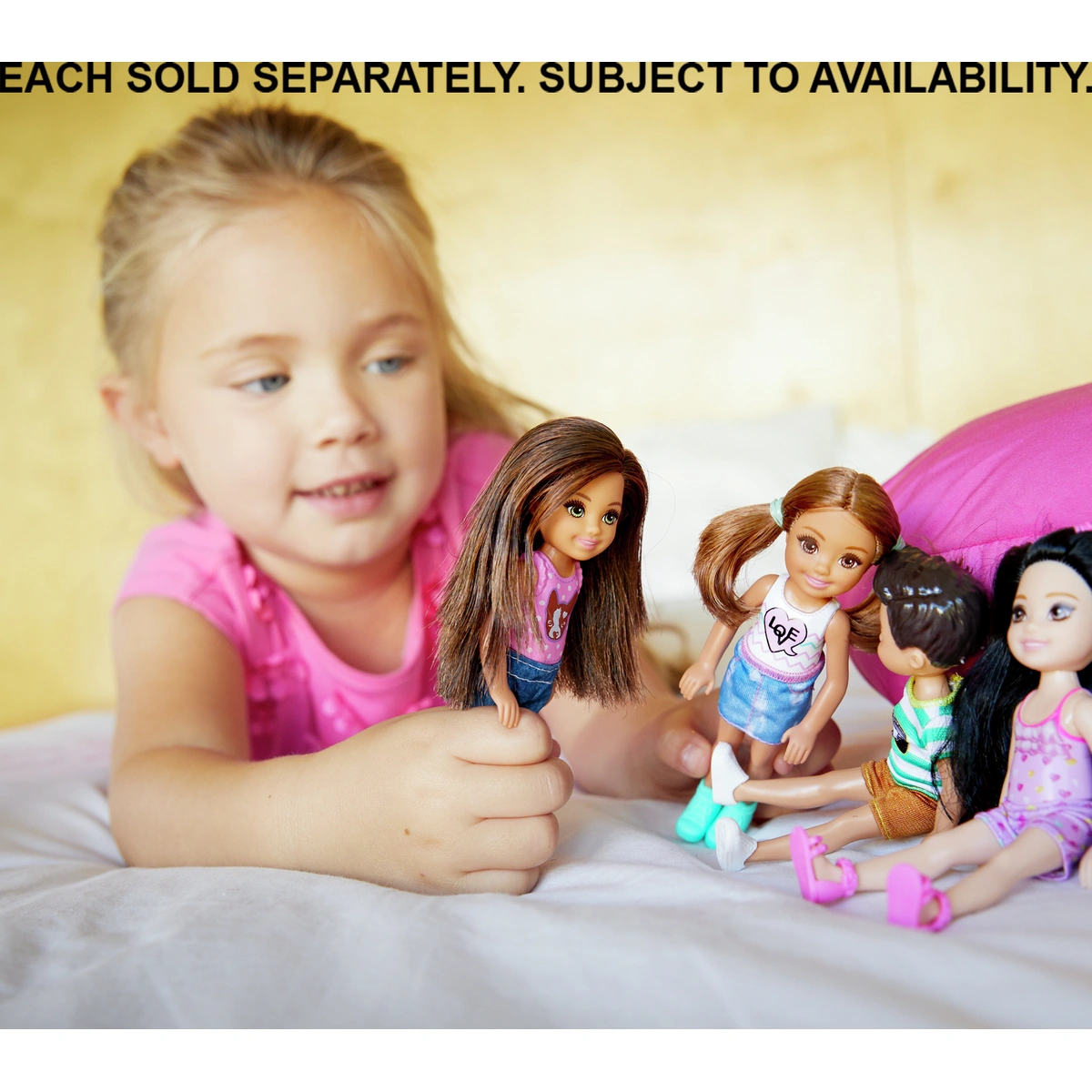 Barbie Club Chelsea 2 Pack Doll Assortment - 5inch/13cm
