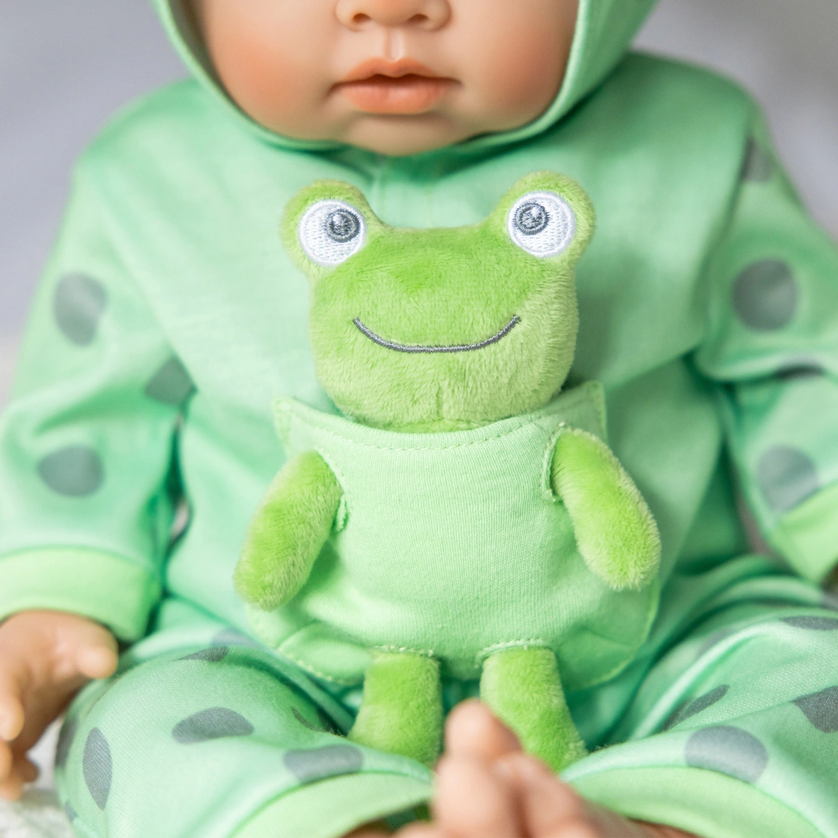 Tiny Treasures Make a Splash Froggy All In One Outfit