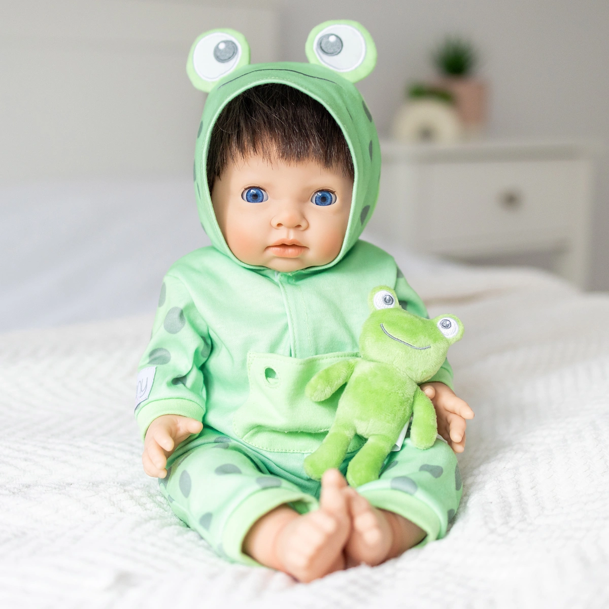 Tiny Treasures Make a Splash Froggy All In One Outfit