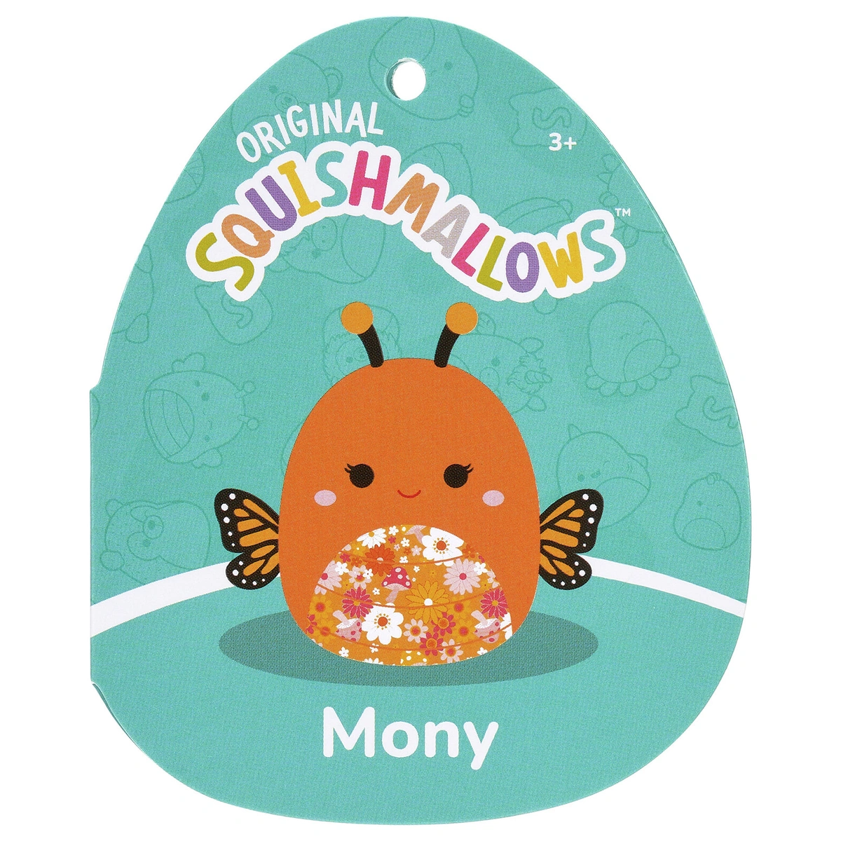 Original Squishmallows 16-inch - Mony the Orange Butterfly