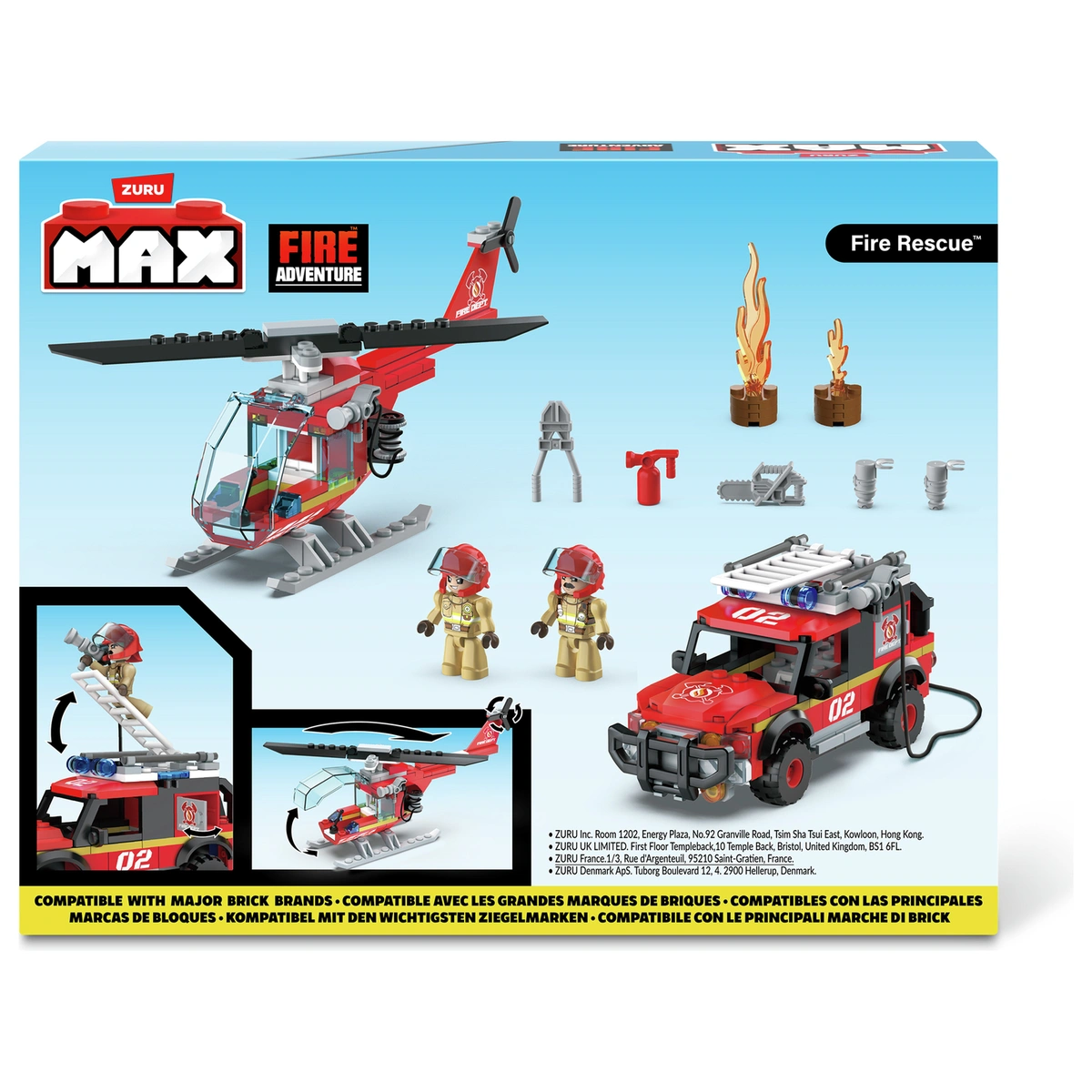 Zuru Max City Fire Station Playset
