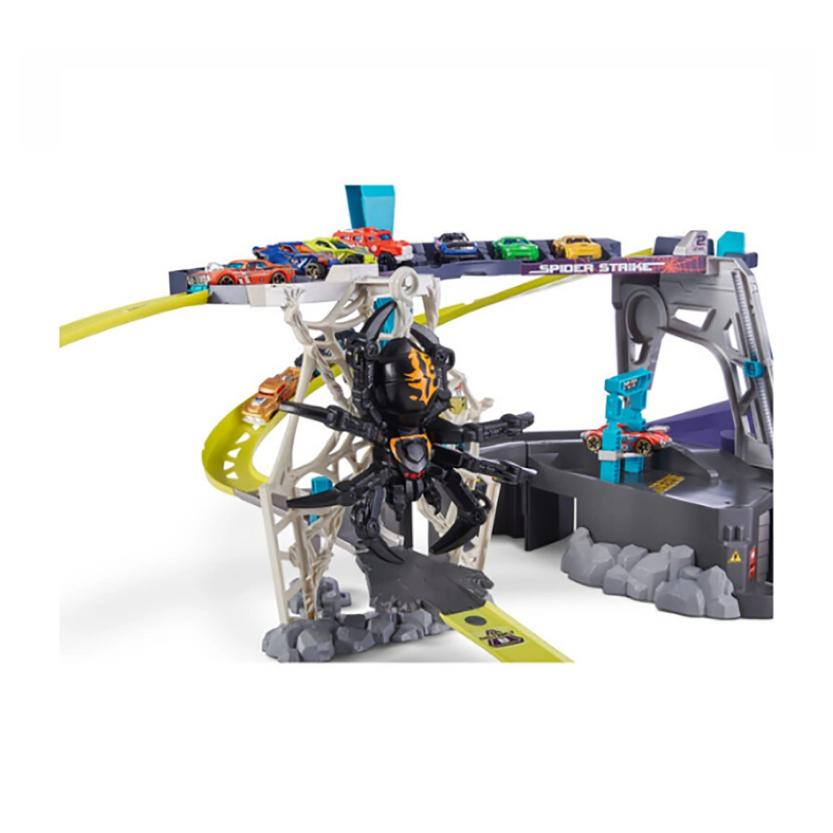 Metal Machines Spider Strike Garage 10 Cars Playset