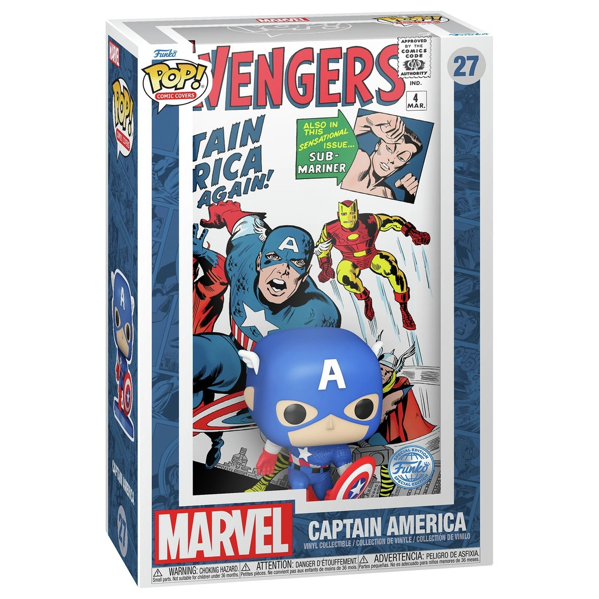Funko POP Marvel Avengers Captain America Figure
