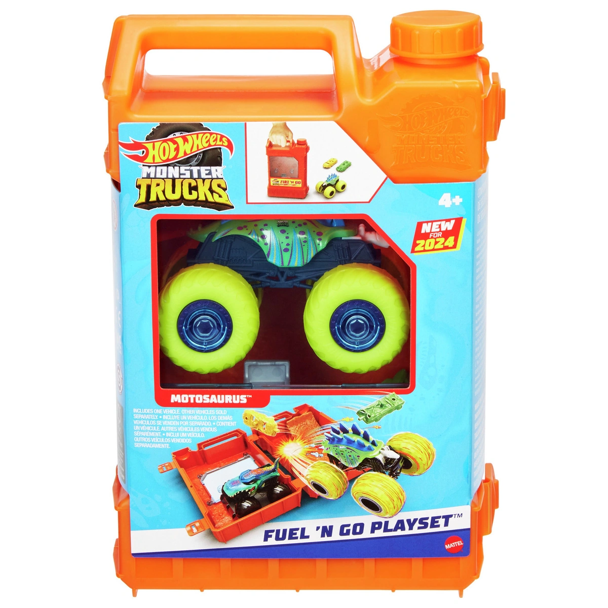 Hot Wheels Monster Trucks Fuel N' Go Playset