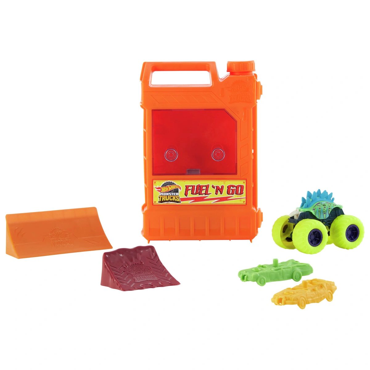 Hot Wheels Monster Trucks Fuel N' Go Playset