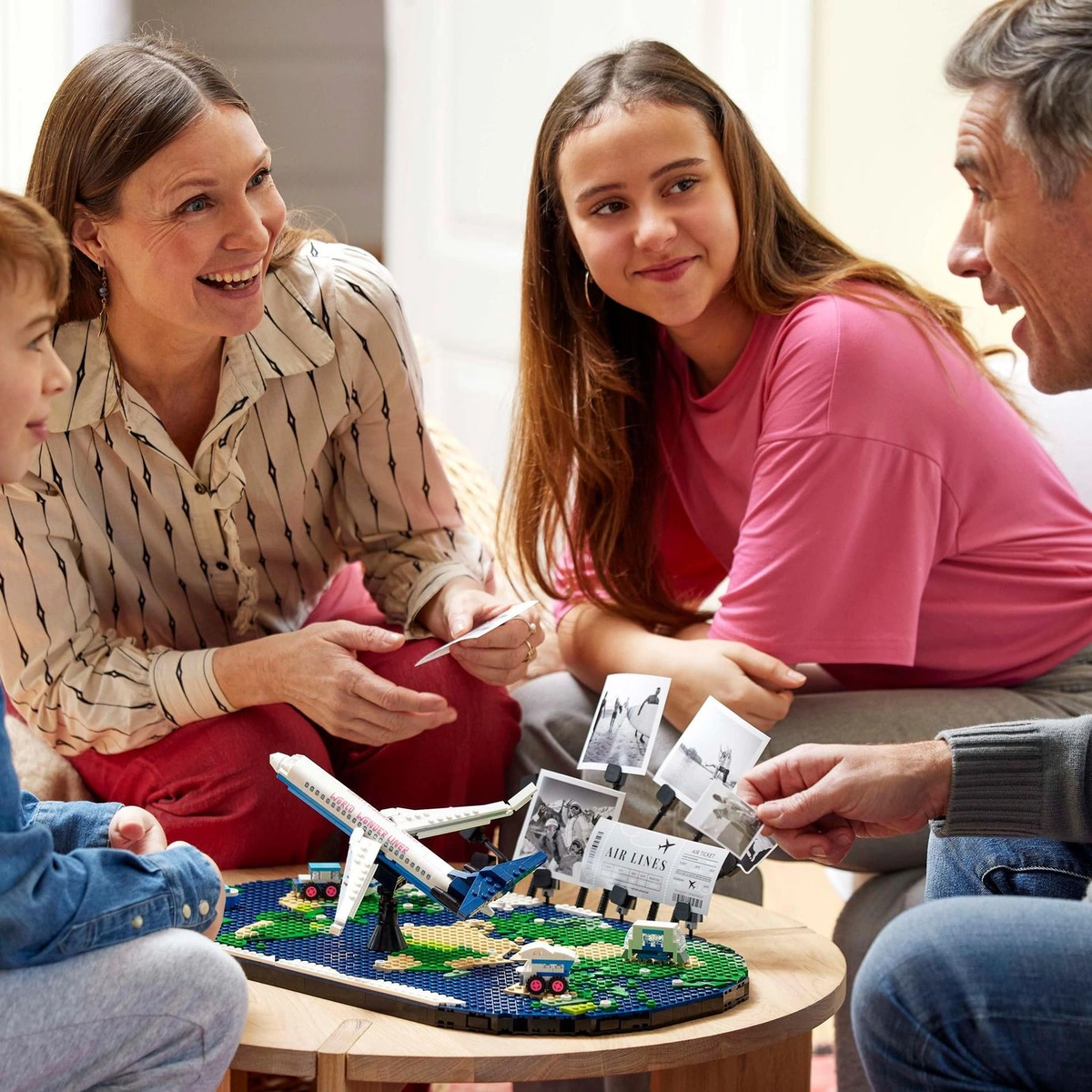 LEGO Family Travel Moments World Map Building Toy Set 41838