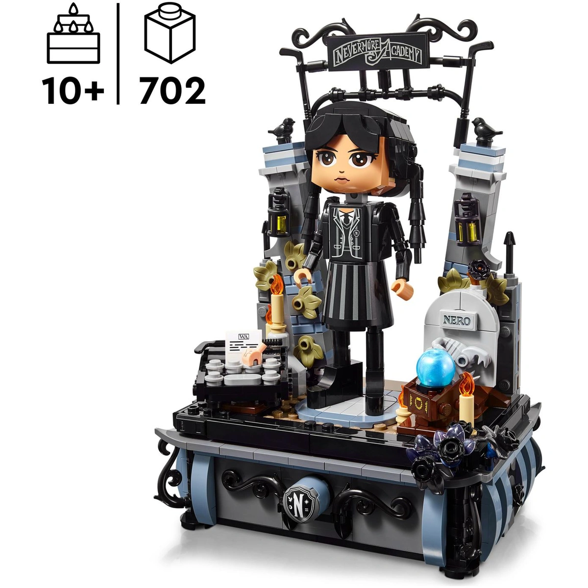 LEGO Wednesday Addams Figure Building Toy Set for Kids 76780