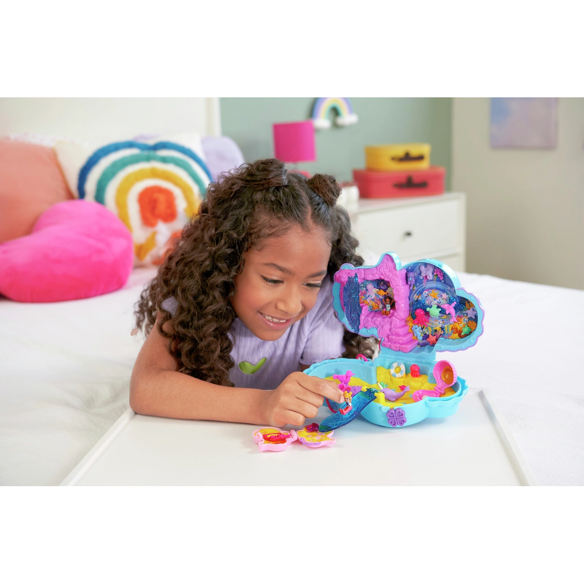 Polly Pocket Purse Compact Assortment Mini Doll Playset