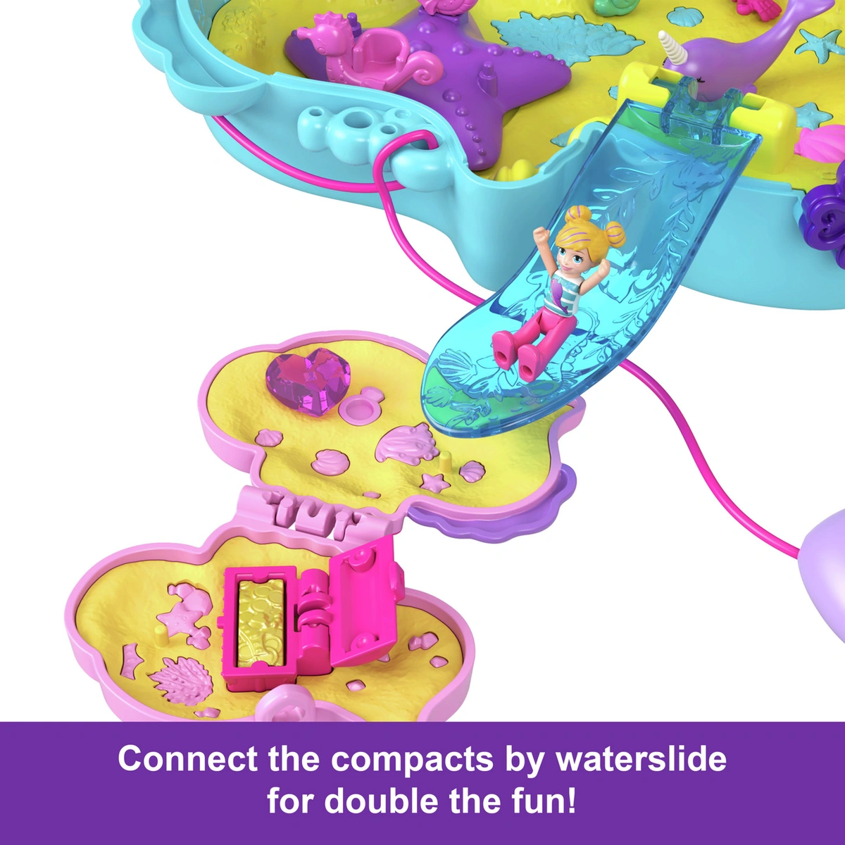 Polly Pocket Purse Compact Assortment Mini Doll Playset