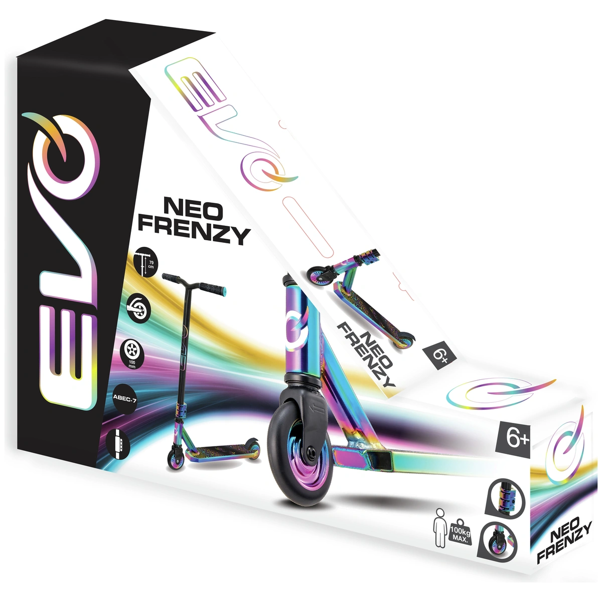 EVO Neo Frenzy Neochrome Stunt Scooter