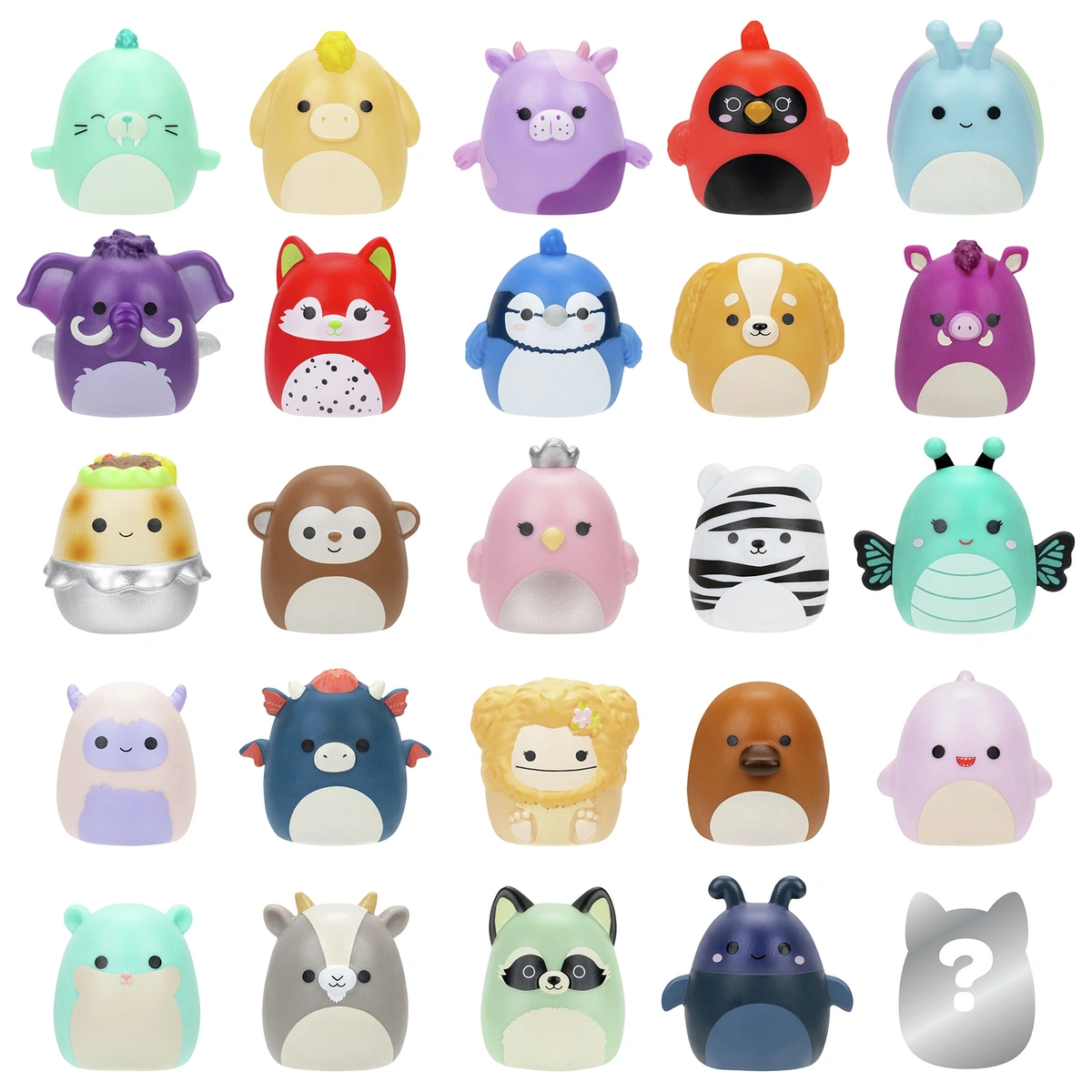 Squish-a-longs Style 1 Plush toys-Pack of 25