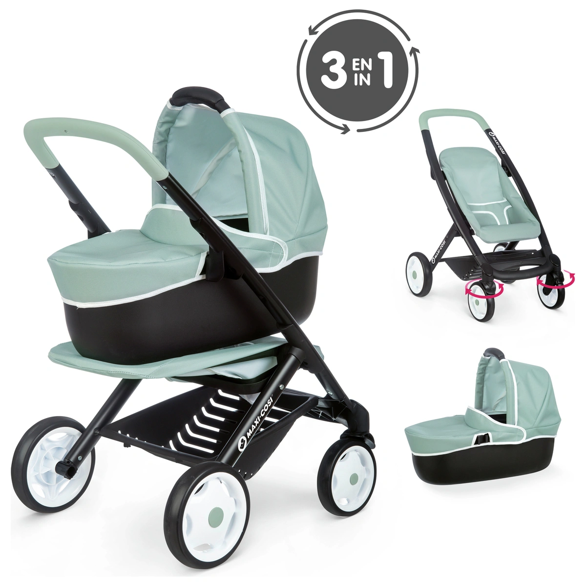 Smoby Maxi Cosi 3 in 1 Doll Pram