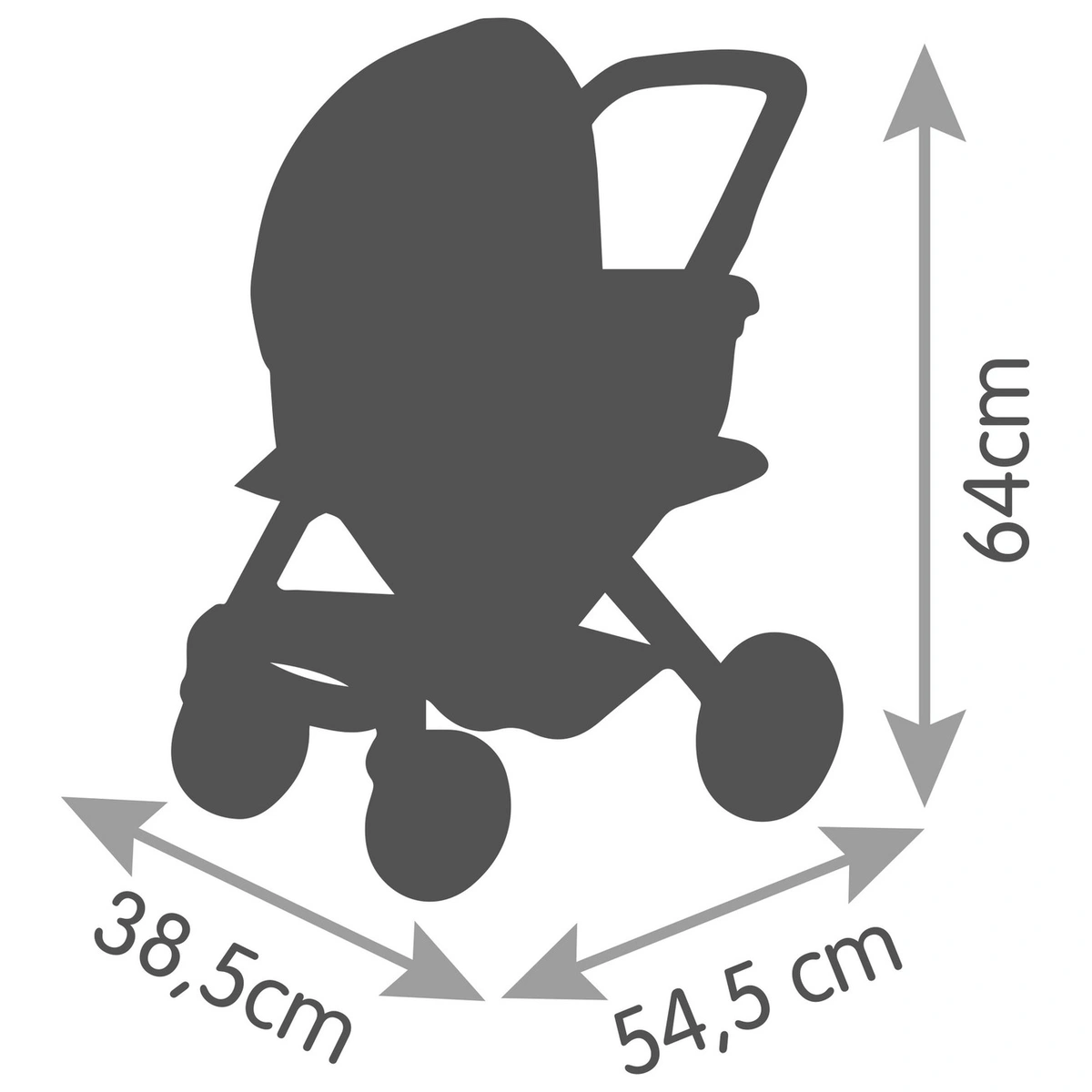 Smoby Maxi Cosi 3 in 1 Doll Pram