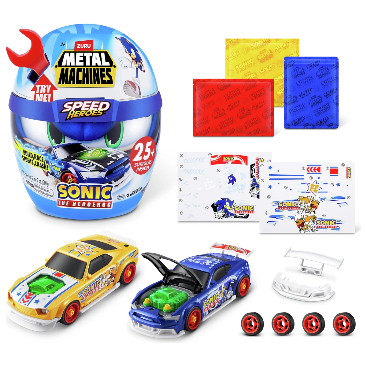 Zuru Metal Machines Sonic The Hedgehog Speed Heroes Playset