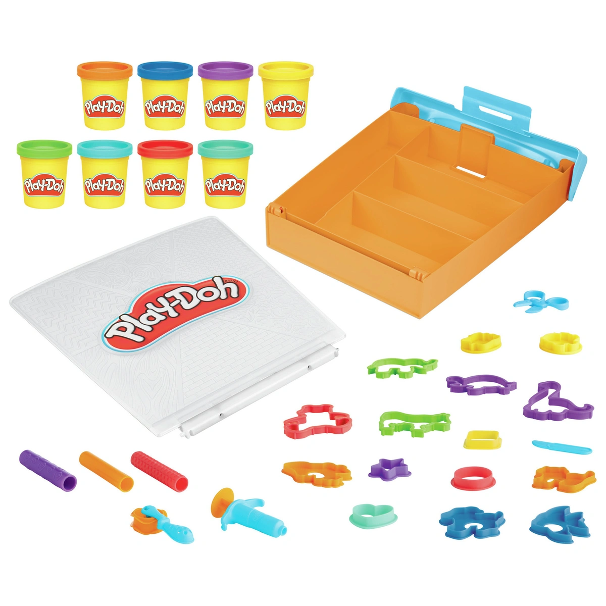 Play Doh Rainbow Animal Tools and Storage
