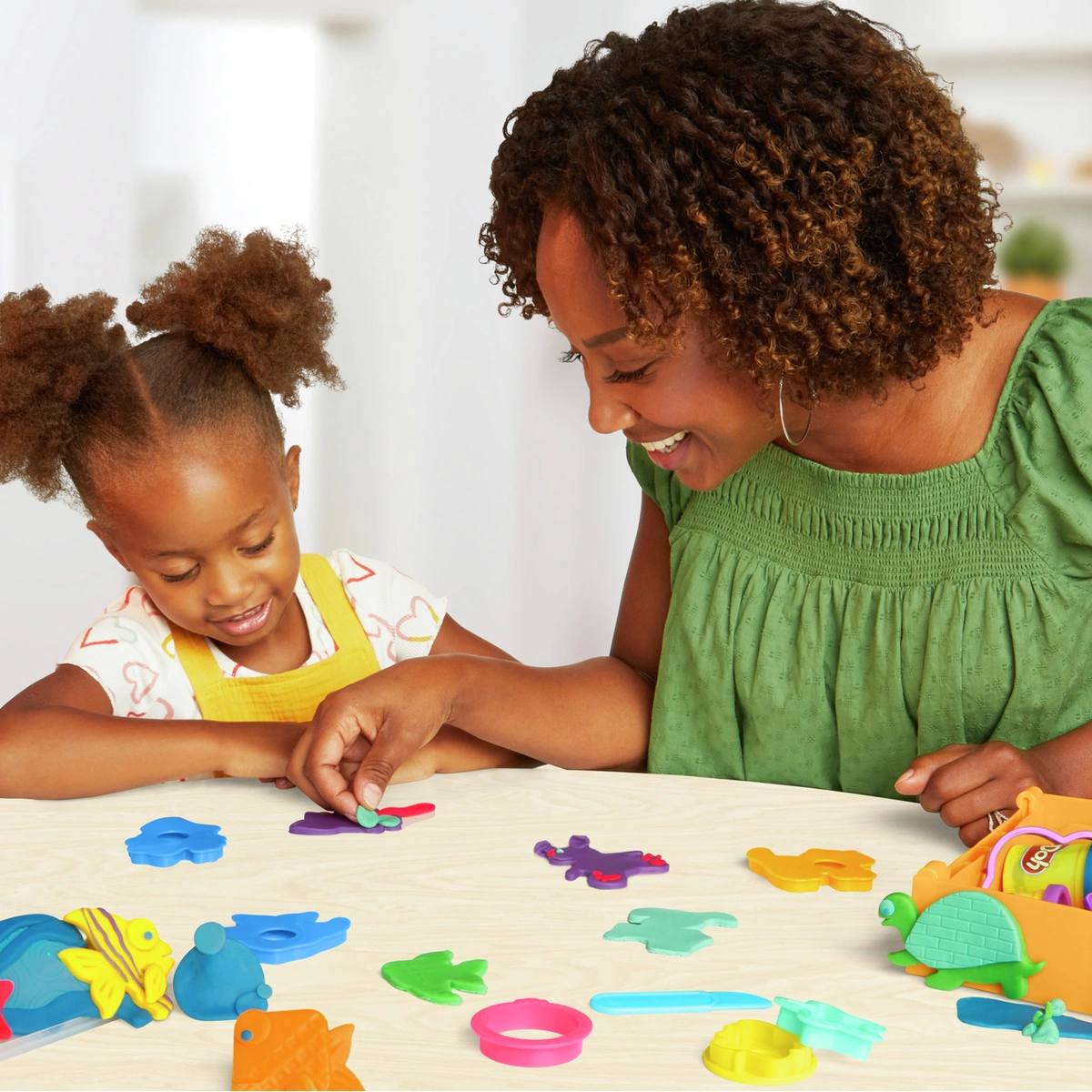 Play Doh Rainbow Animal Tools and Storage