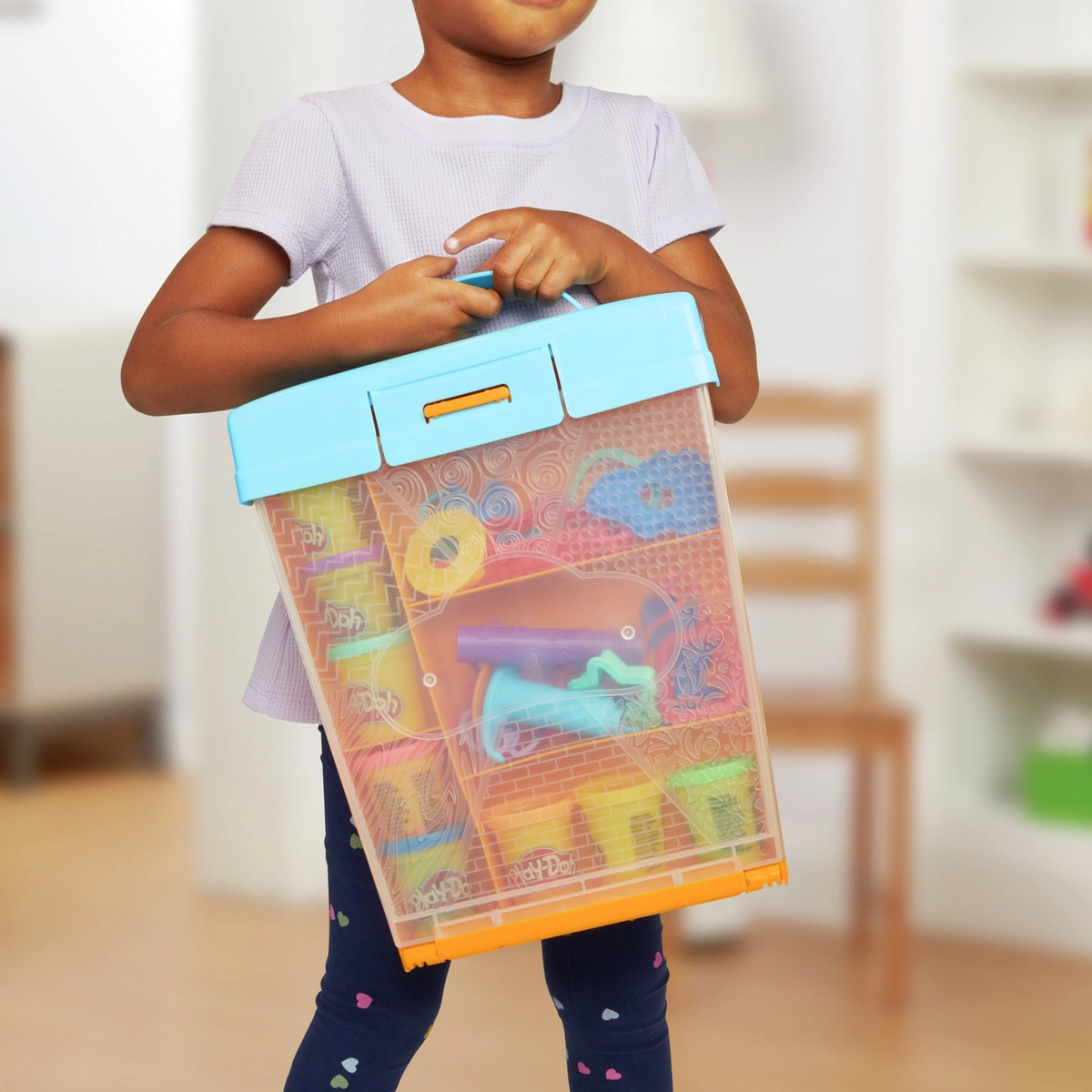 Play Doh Rainbow Animal Tools and Storage