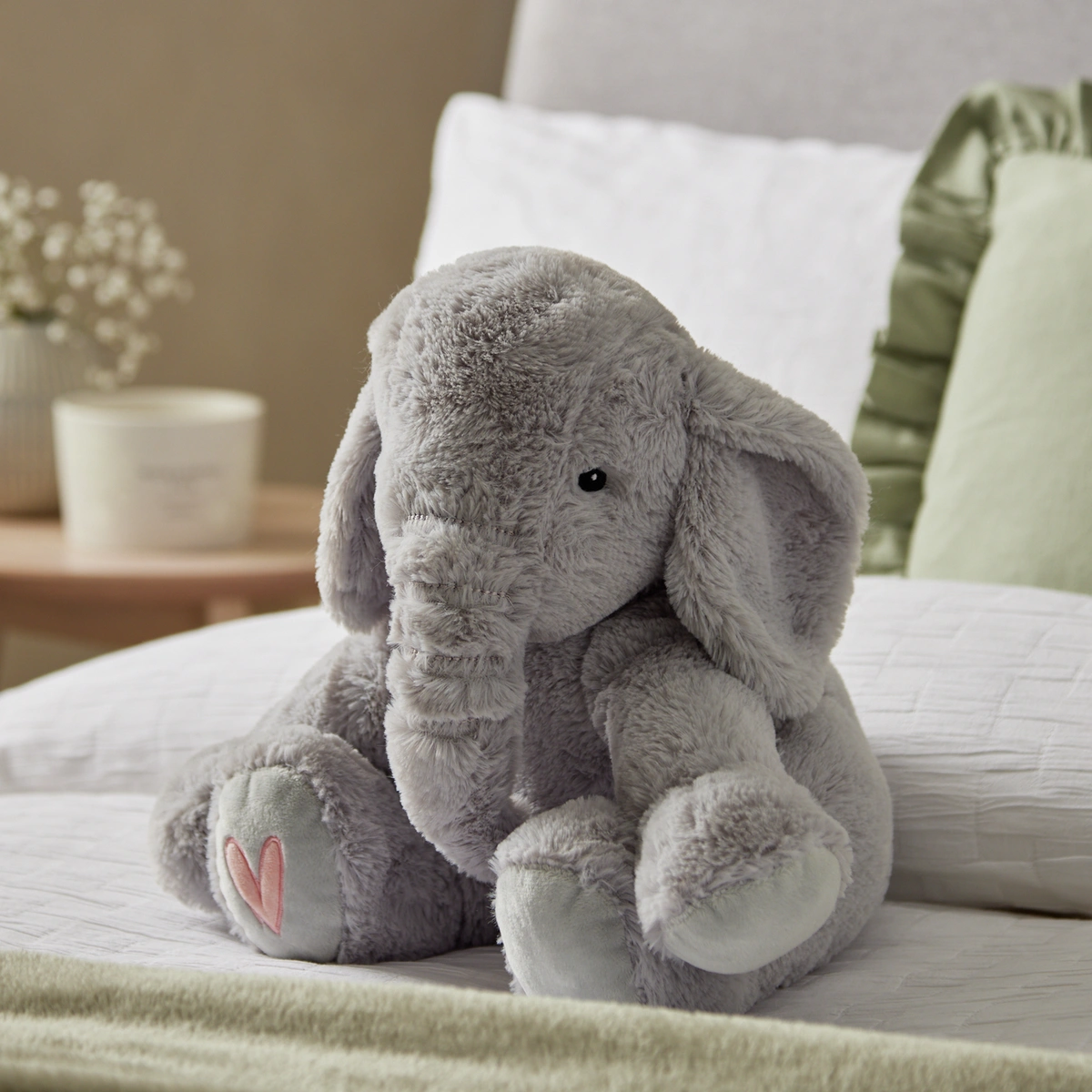 Home 33cm Large Elephant Soft Toy