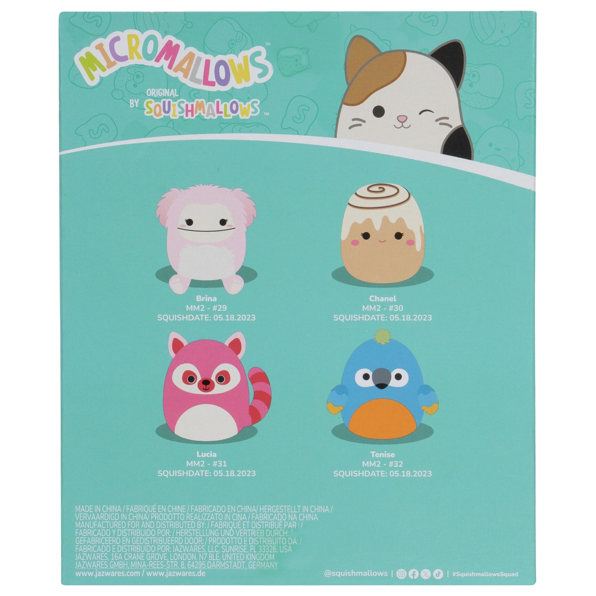 Squishmallows Original Micromallows 4-Pack