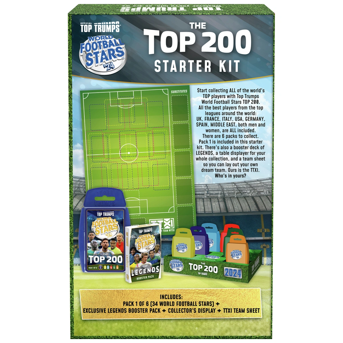 World Football Stars Top 200 Top Trumps – Starter Kit